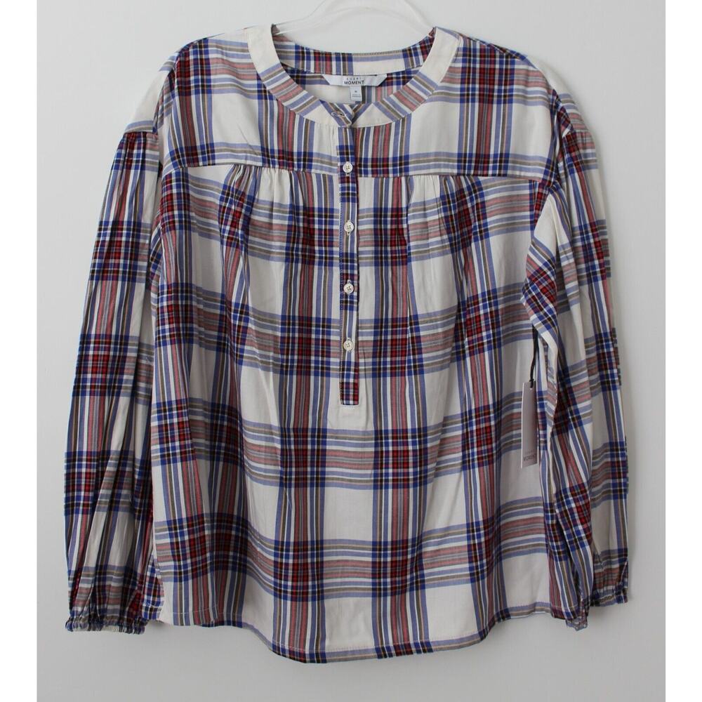 Every Moment Volume Top Long Sleeves Multicolor Size M NWT